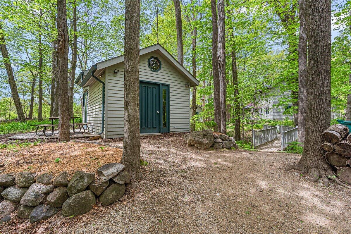 9561 Maple Tree Road Farmington, WI 53040 - Photo 37 of 55 Equipment Storage Attached to Shed 2