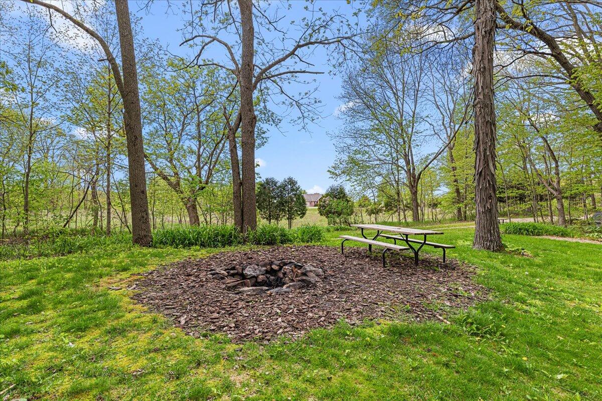 9561 Maple Tree Road Farmington, WI 53040 - Photo 43 of 55 Fire Pit and Outdoor Gathering Space