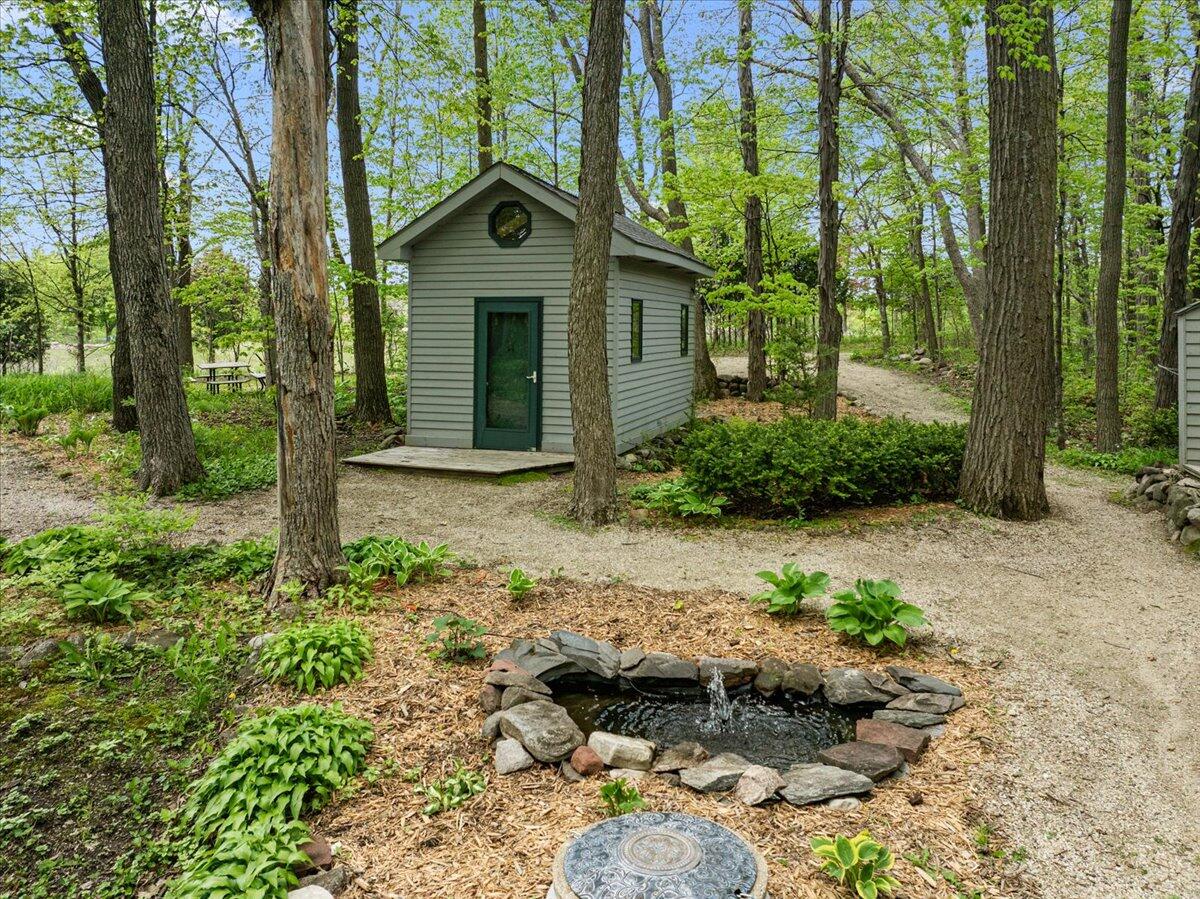 9561 Maple Tree Road Farmington, WI 53040 - Photo 44 of 55 Water Feature & Shed 1