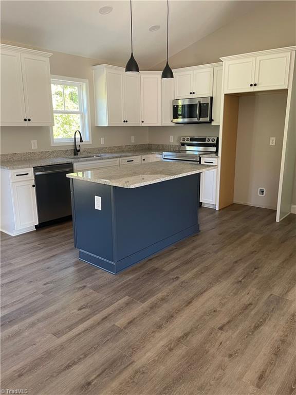 2123 Waterford Pointe Road Lexington, NC 27292 - Photo 5 of 24 Kitchen has contrasting bar with eating space.