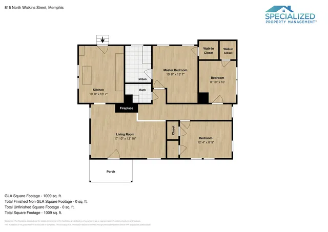 $1,199 | 815 North Watkins Street, Memphis, TN 38107