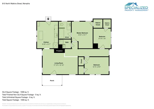 $1,199 | 815 North Watkins Street, Memphis, TN 38107