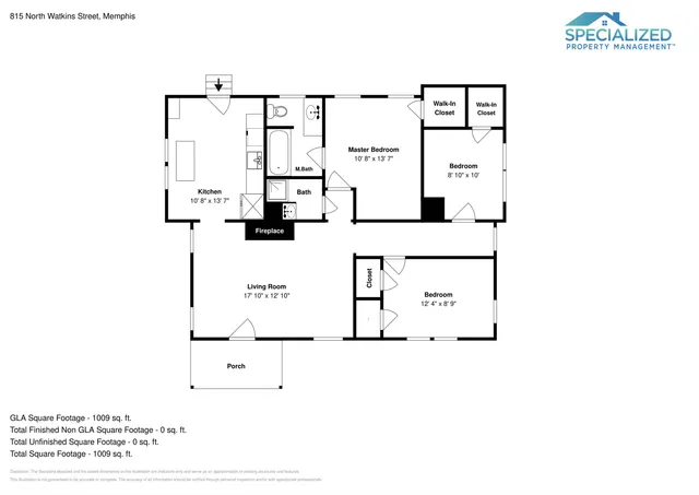 $1,199 | 815 North Watkins Street, Memphis, TN 38107