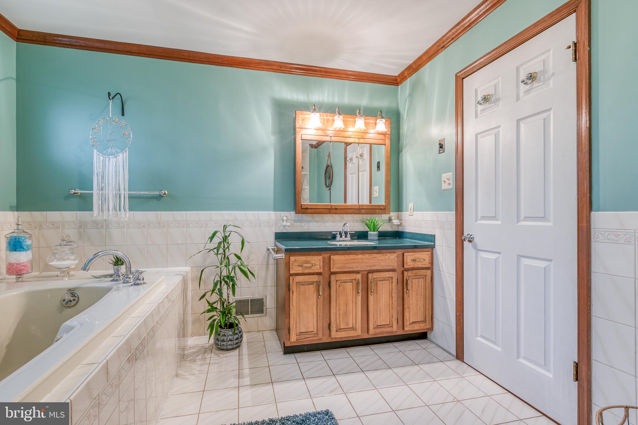 711 Bridgeview Road Feasterville-Trevose, PA 19053 - Photo 23 of 43 Granite Vanity, Ceramic Tile Floor