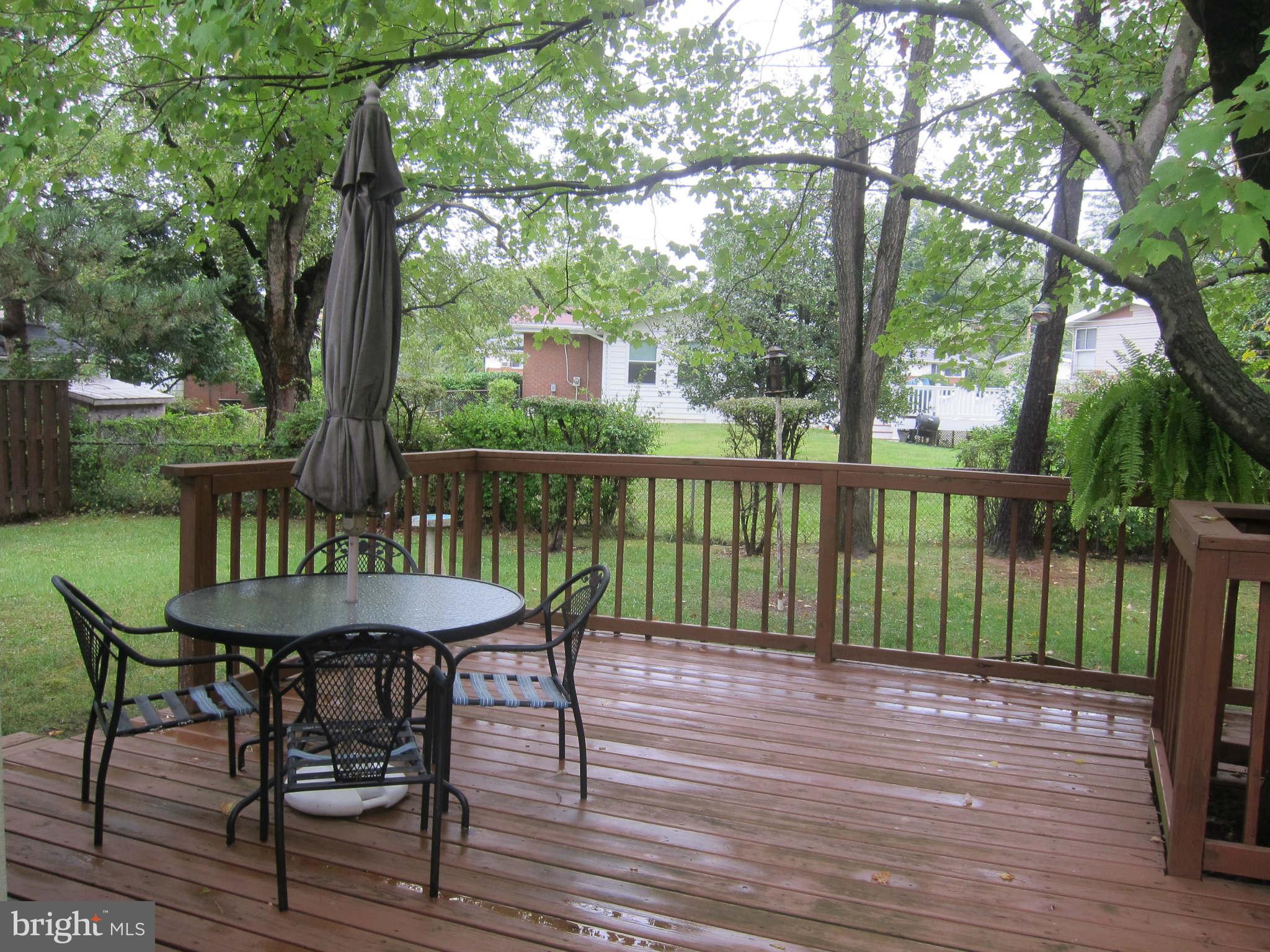 8402 Winands Road Baltimore, MD 21208 - Photo 20 of 20 Large Rear Deck