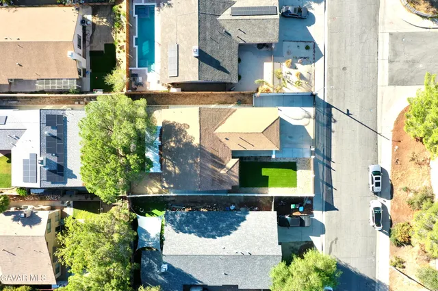 a view of a city from a building