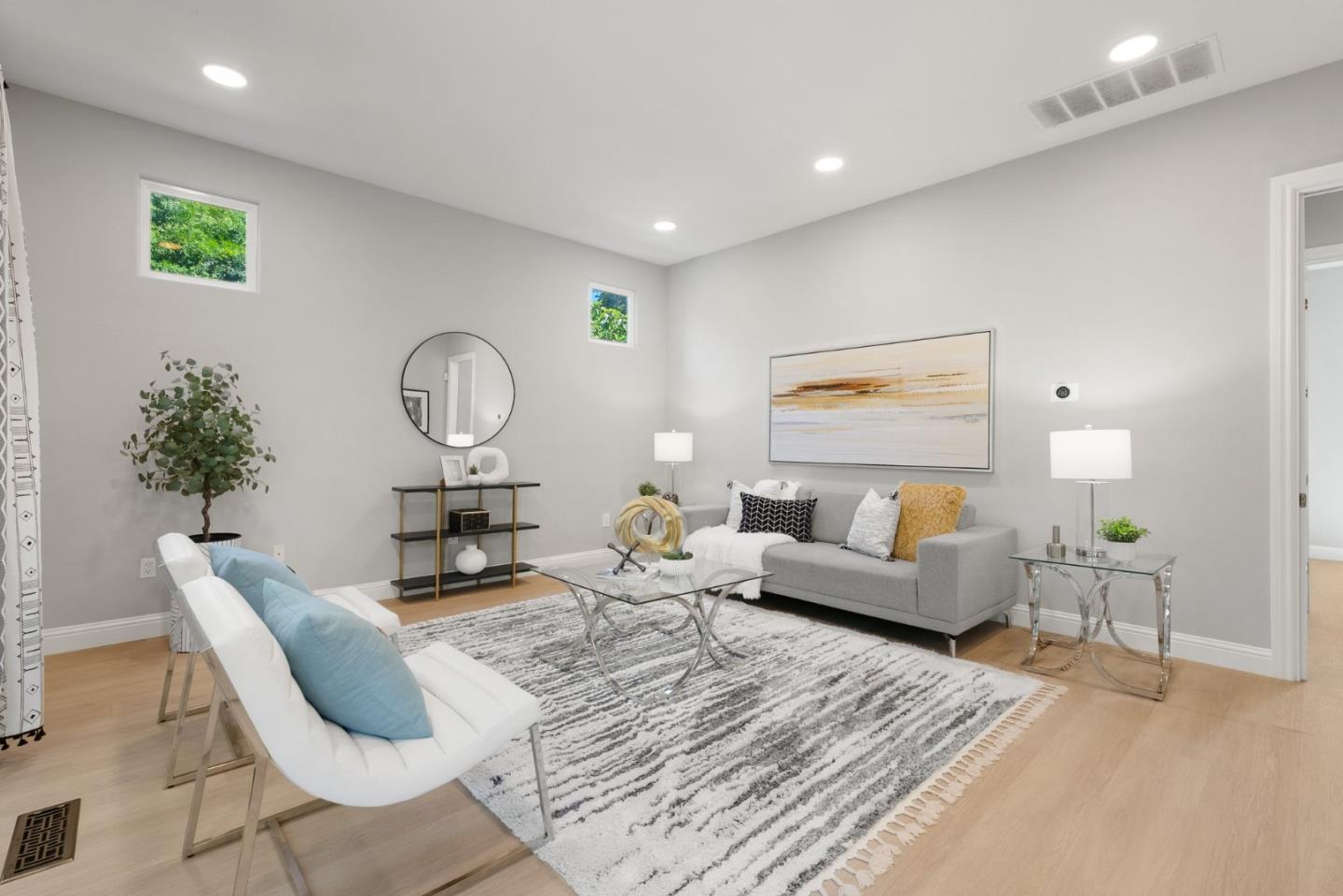 1173 Elysian Place San Jose, CA 95125 - Photo 21 of 60 a living room with furniture a mirror and a window