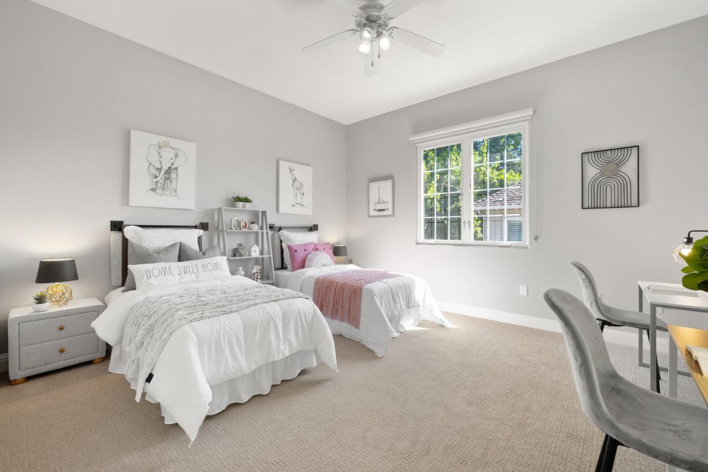 1173 Elysian Place San Jose, CA 95125 - Photo 38 of 60 a bed room with two beds and a table