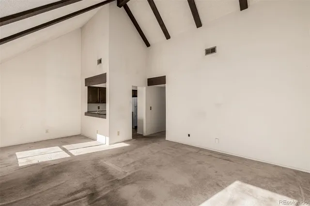 a view of empty room