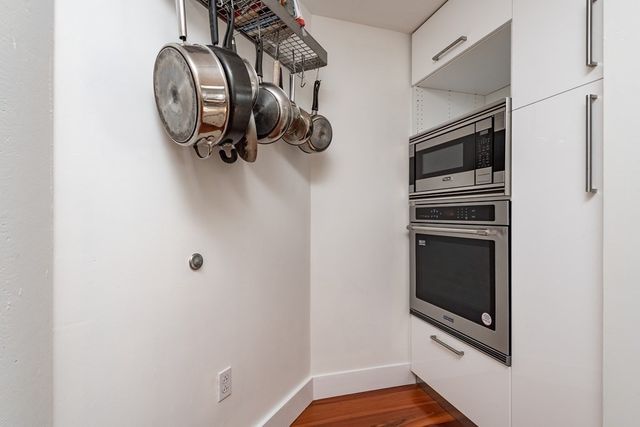 a view of a building with a street