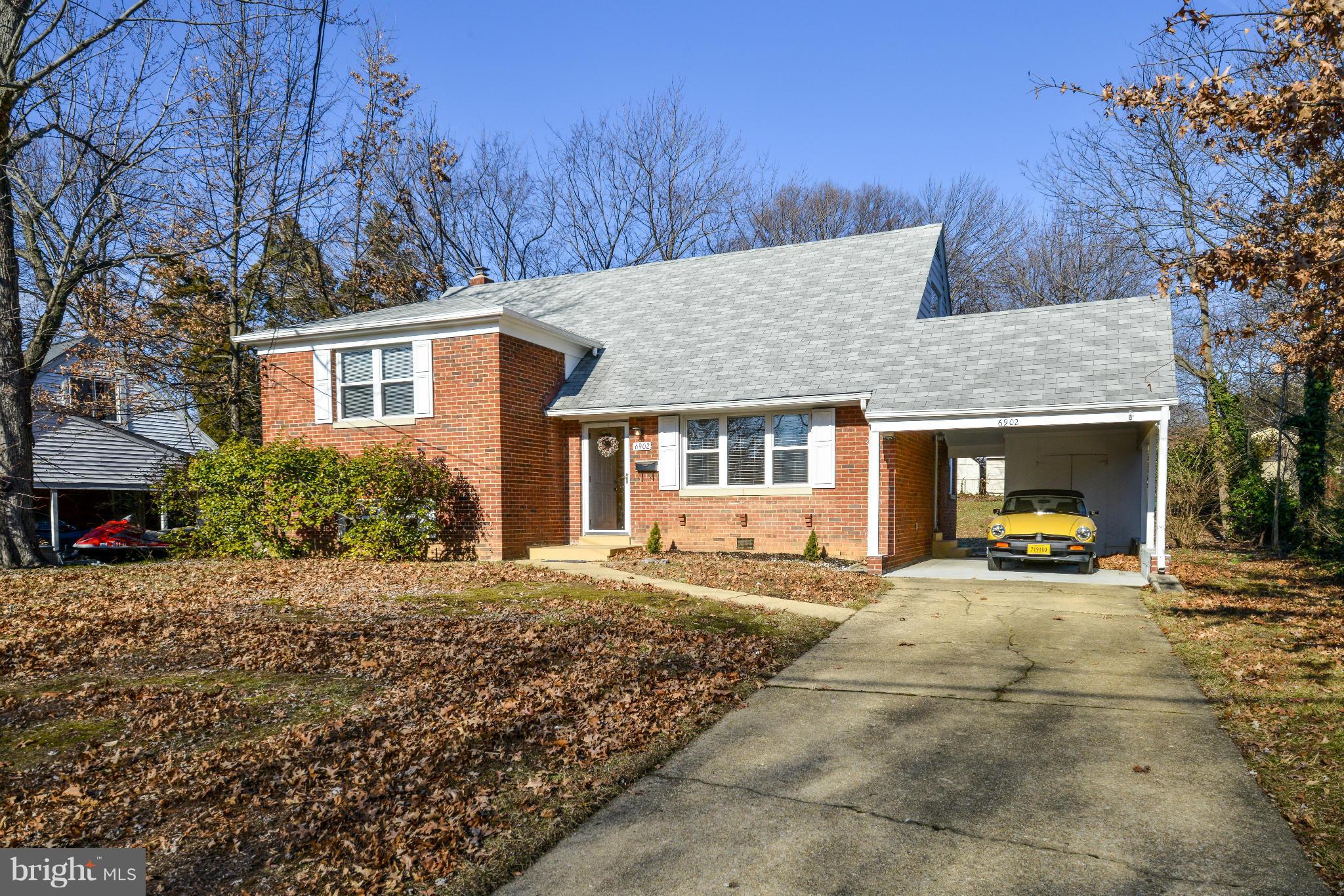 a view of a house with a patio