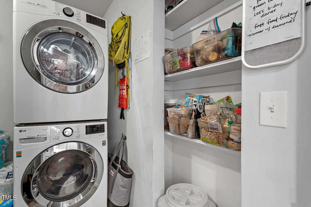 2220 Foxtrot Road Raleigh, NC 27610 - Photo 24 of 24 a view of a hallway with washer and dryer