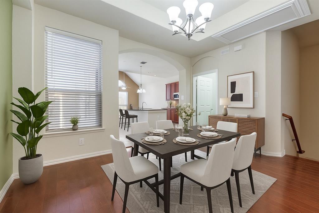 1905 Lantana Lane Irving, TX 75063 - Photo 2 of 21 a dining room with furniture and wooden floor