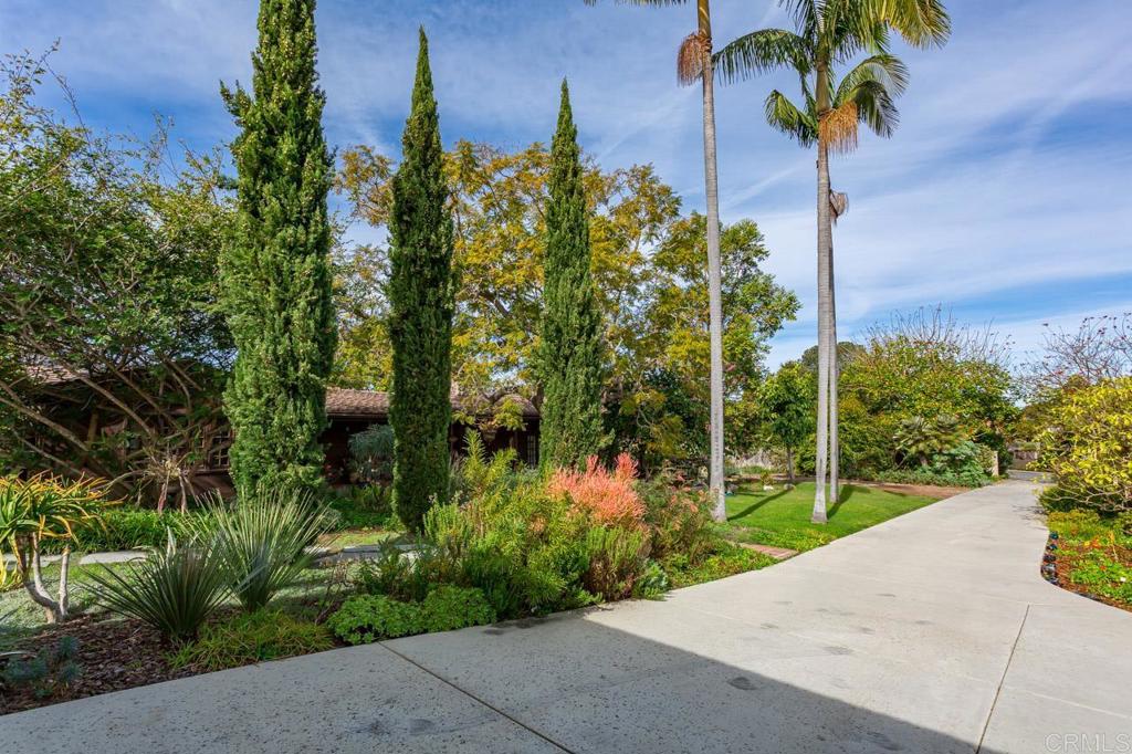 1249 Melba Road Encinitas, CA 92024 - Photo 3 of 47 a view of a garden with a flower garden