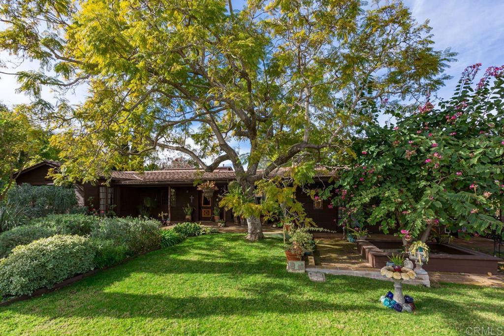 1249 Melba Road Encinitas, CA 92024 - Photo 5 of 47 a garden view with a seating space