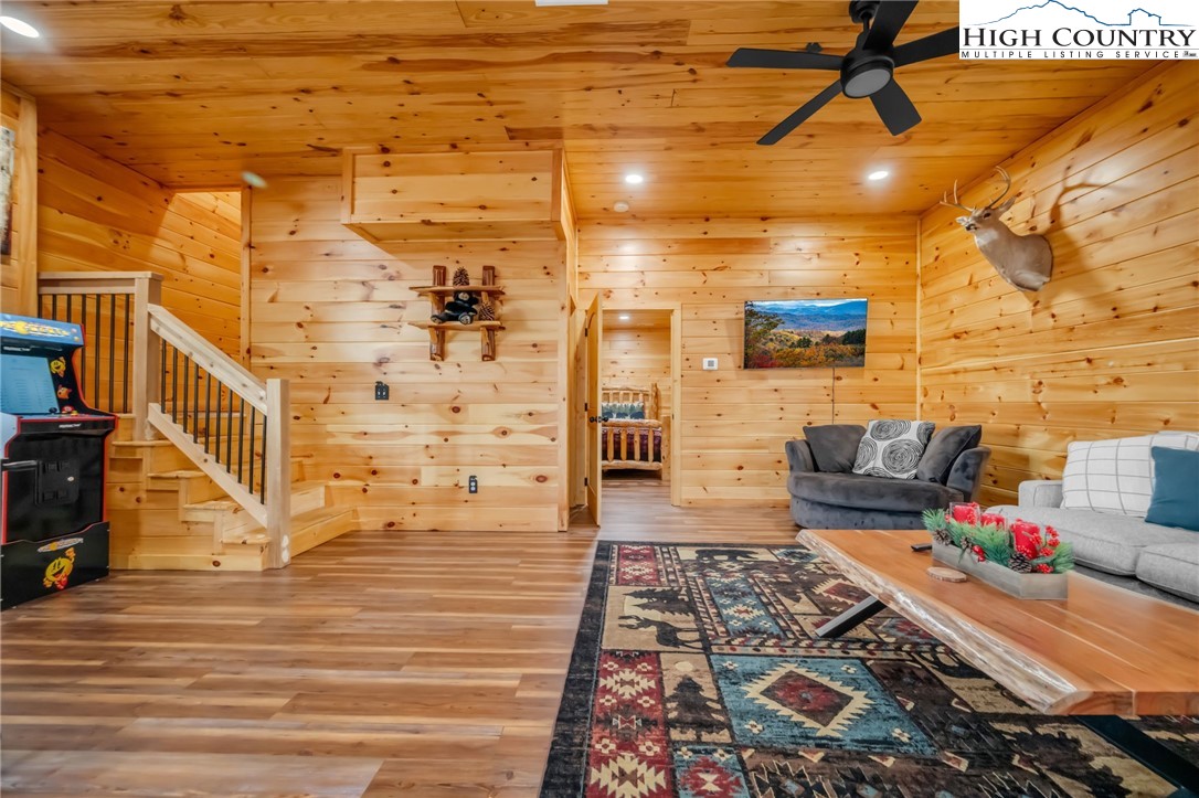 2533 Buck Mountain Road Purlear, NC 28665 - Photo 19 of 40 a building outdoor space with wooden floor
