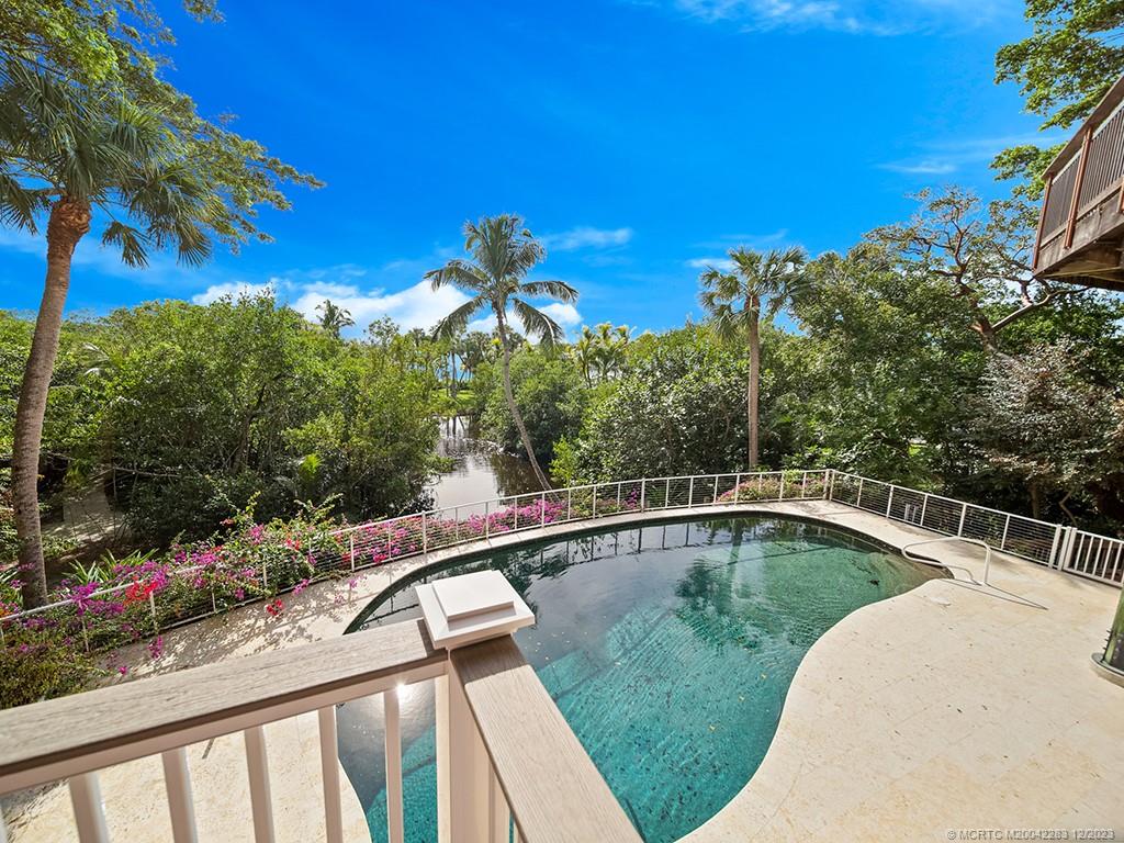 45 West High Point Road Stuart, FL 34996 - Photo 20 of 29 Aerial Pool View
