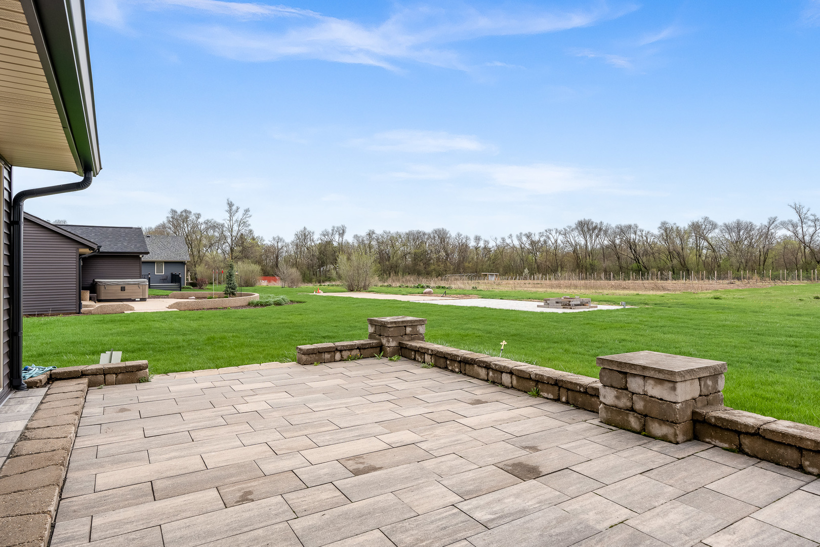 6465 Corina's Curve Rockford, IL 61103 - Photo 43 of 48 a view of outdoor space with garden and barbeque oven