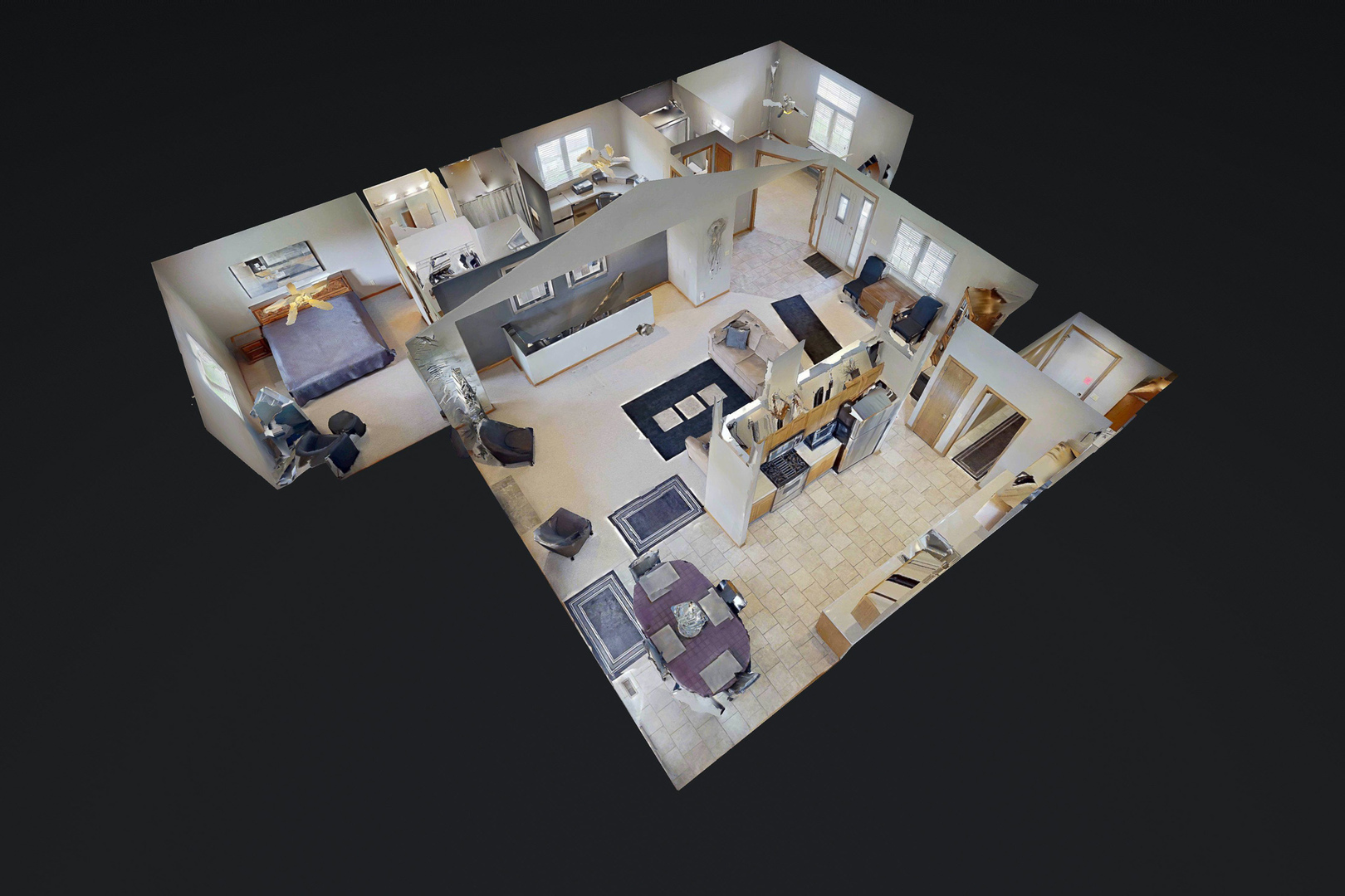 6465 Corina's Curve Rockford, IL 61103 - Photo 46 of 48 an aerial view of a house with a floor to ceiling window