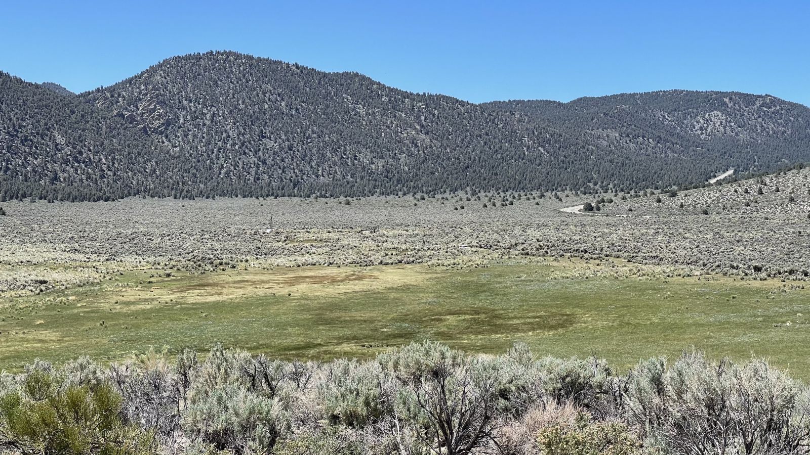 Benton Crossing Road Bishop, CA 93514 - Photo 2 of 25 a view of a lake with a mountain in the background