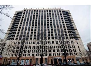 1255 South State Street, Unit 1606 Chicago, IL 60605 - Photo 1 of 1 a view of a building with a black and white checkered floor