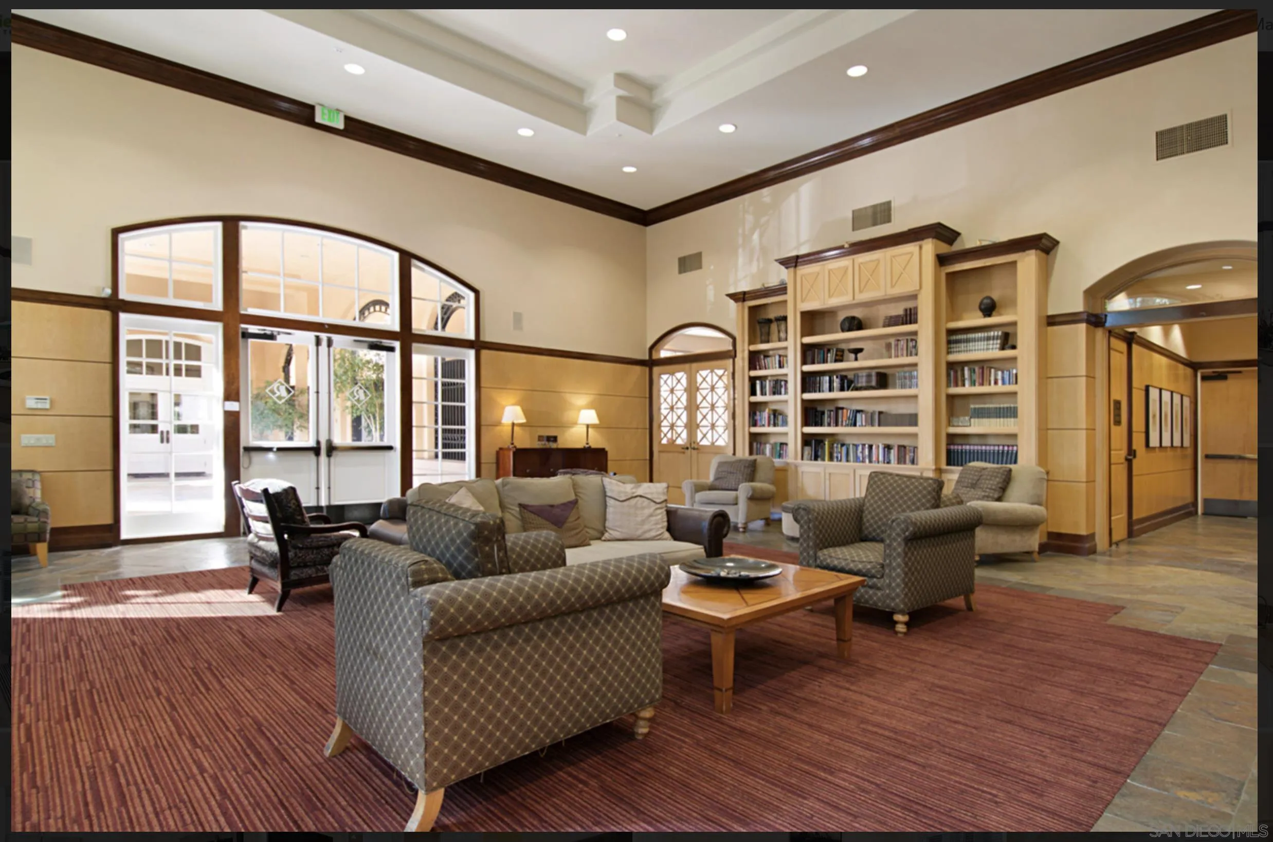 9263 Regents Road San Diego, CA 92037 - Photo 6 of 14 a living room with furniture or couch and a large window