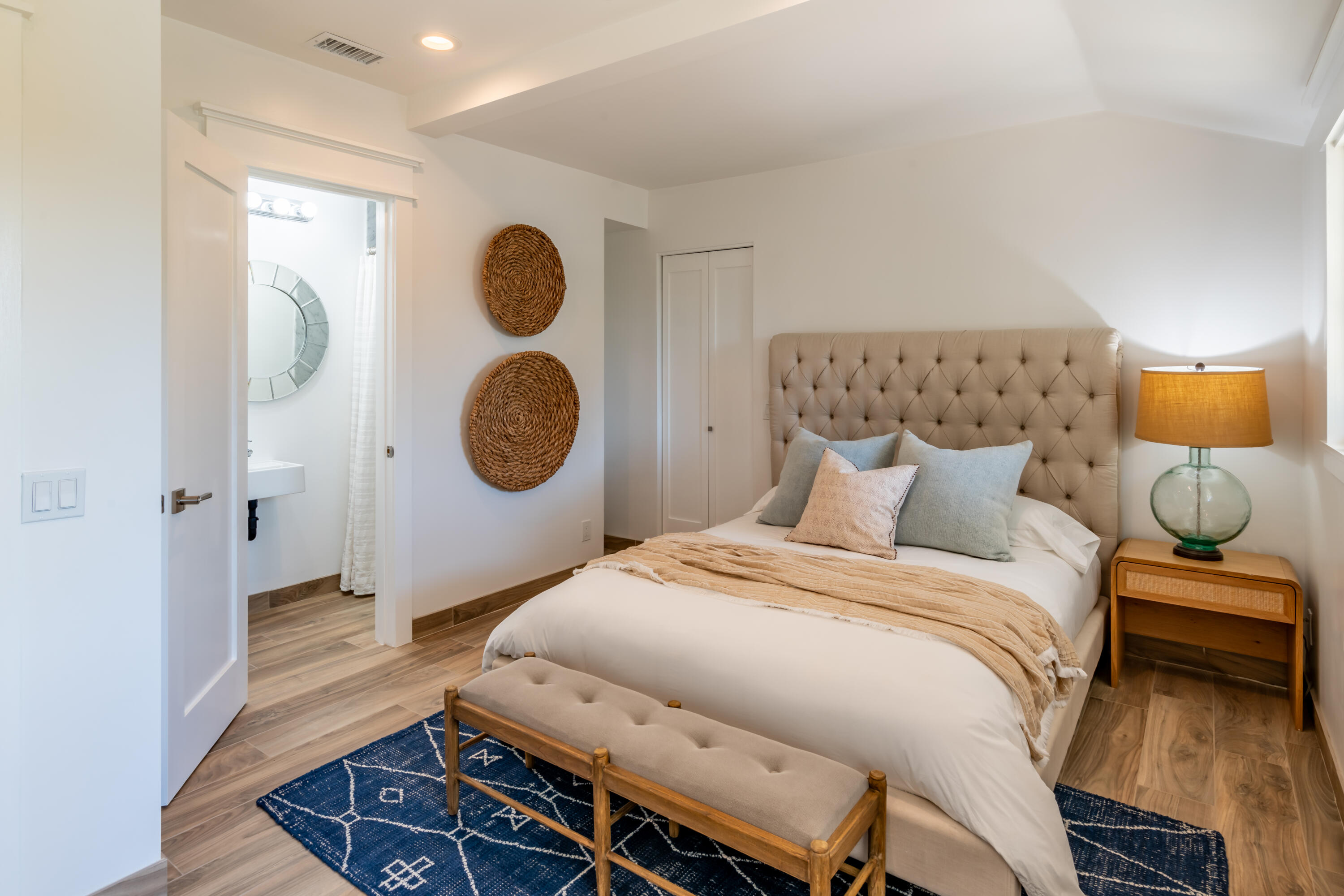 1180 High Road Montecito, CA 93108 - Photo 17 of 39 a bedroom with a bed and window