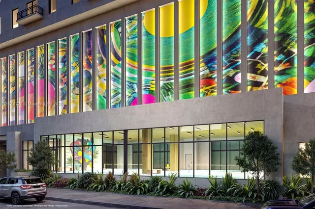 a view of building from balcony
