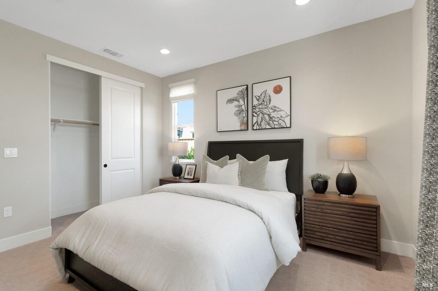 736 Temescal Street Antioch, CA 94561 - Photo 28 of 39 a bedroom with a bed and painting on the wall