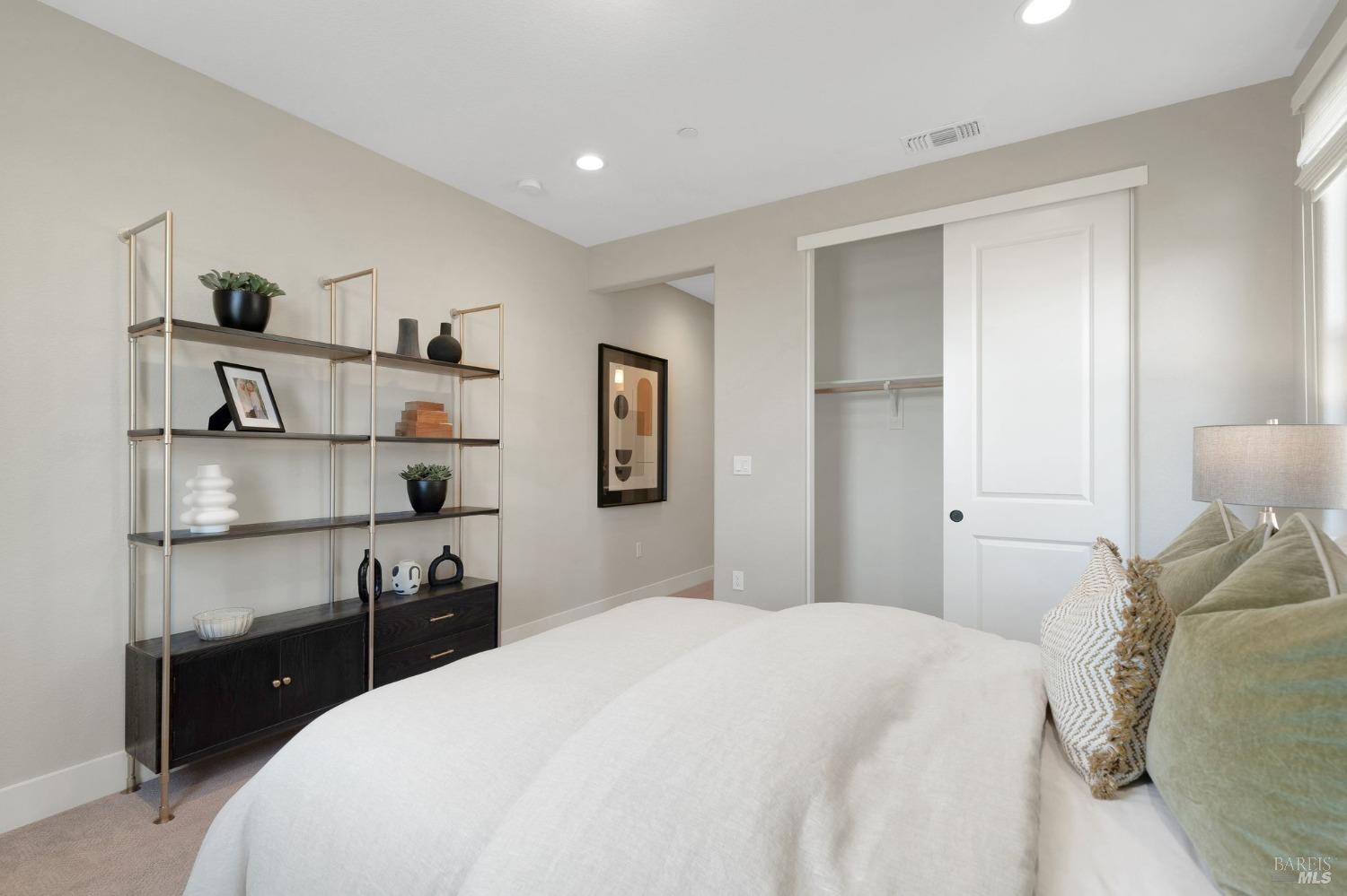 736 Temescal Street Antioch, CA 94561 - Photo 29 of 39 a bedroom with a bed and closet