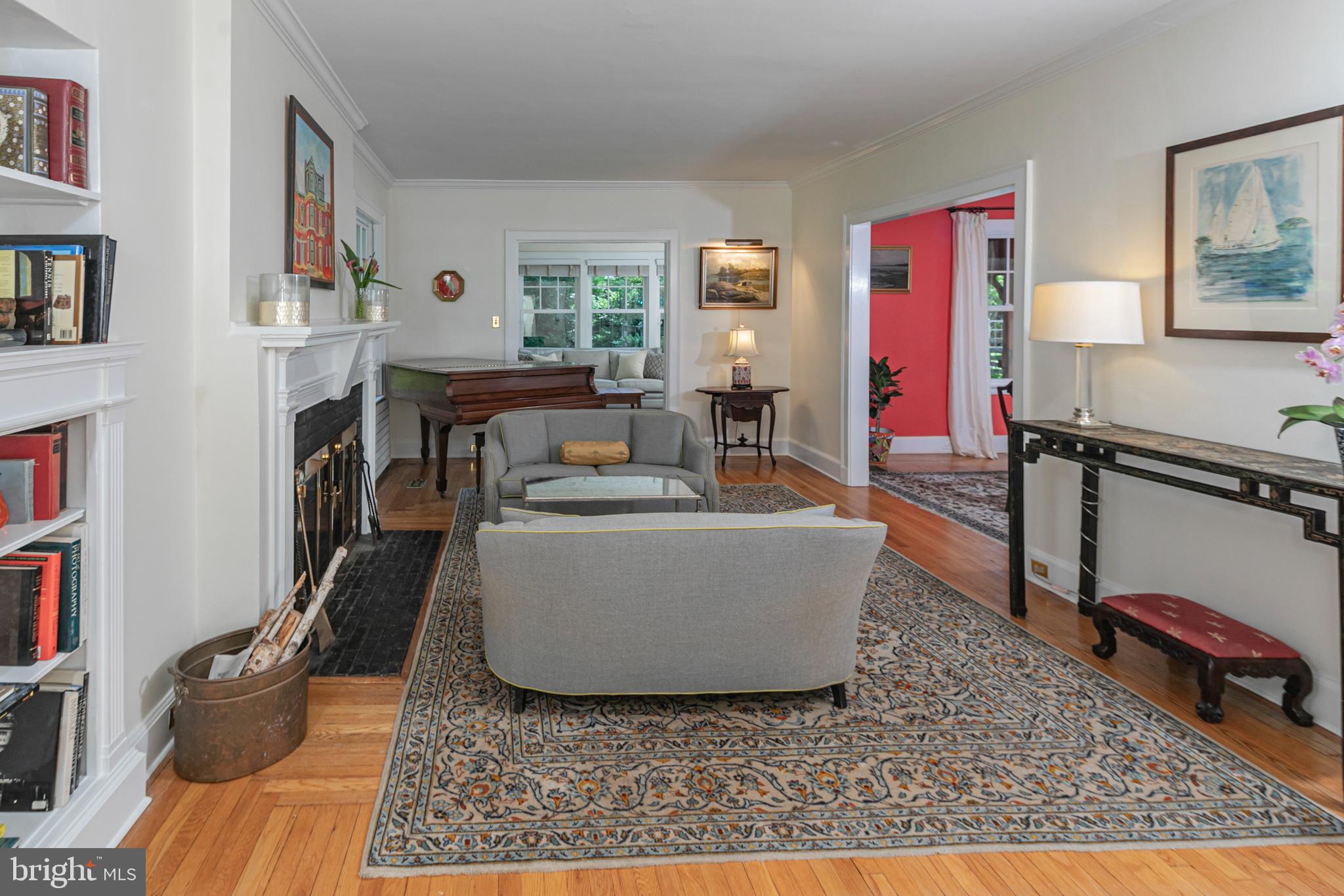 8 Ober Road Princeton, NJ 08540 - Photo 4 of 34 a living room with furniture and a flat screen tv