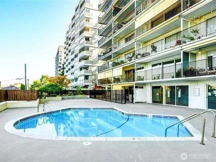 a view of lobby with furniture