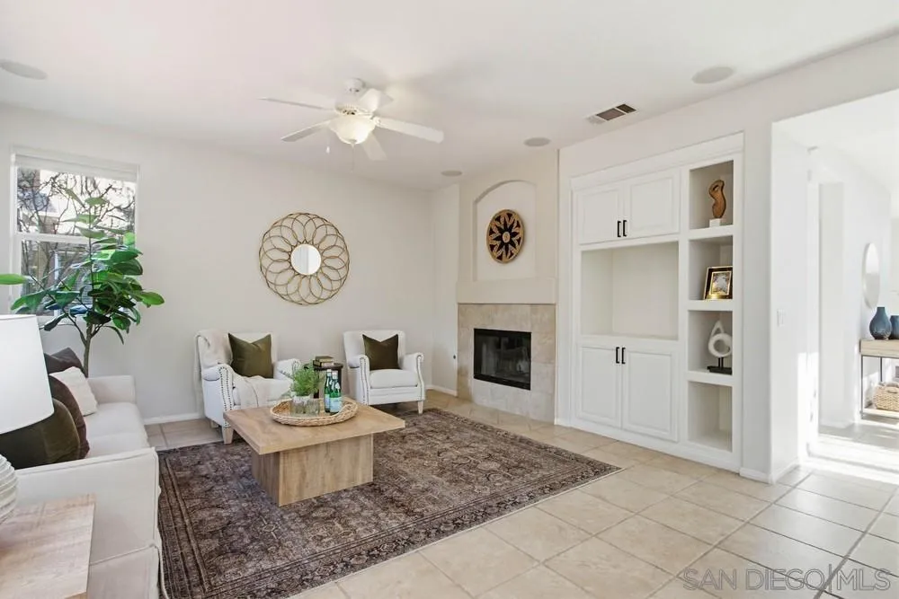 5423 Foxtail Loop Carlsbad, CA 92010 - Photo 16 of 67 a living room with furniture and a clock