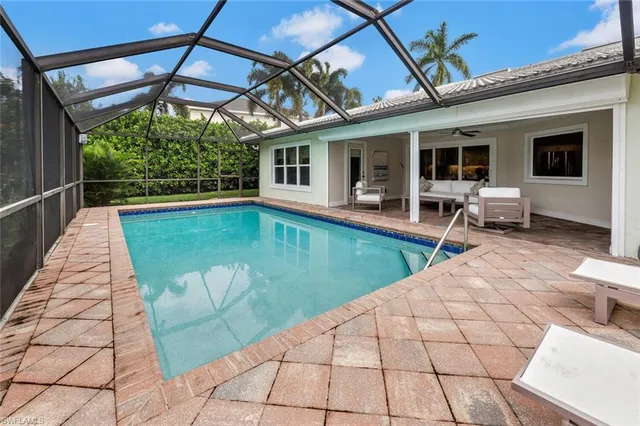 a view of outdoor space with seating