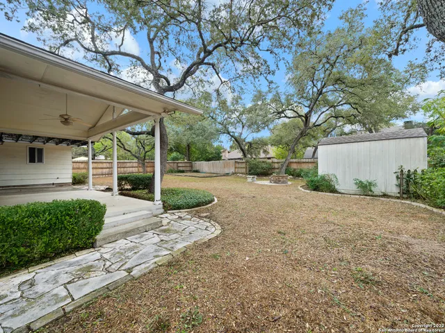a house view with a garden space