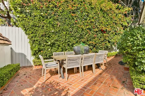 a outdoor space with a sitting space