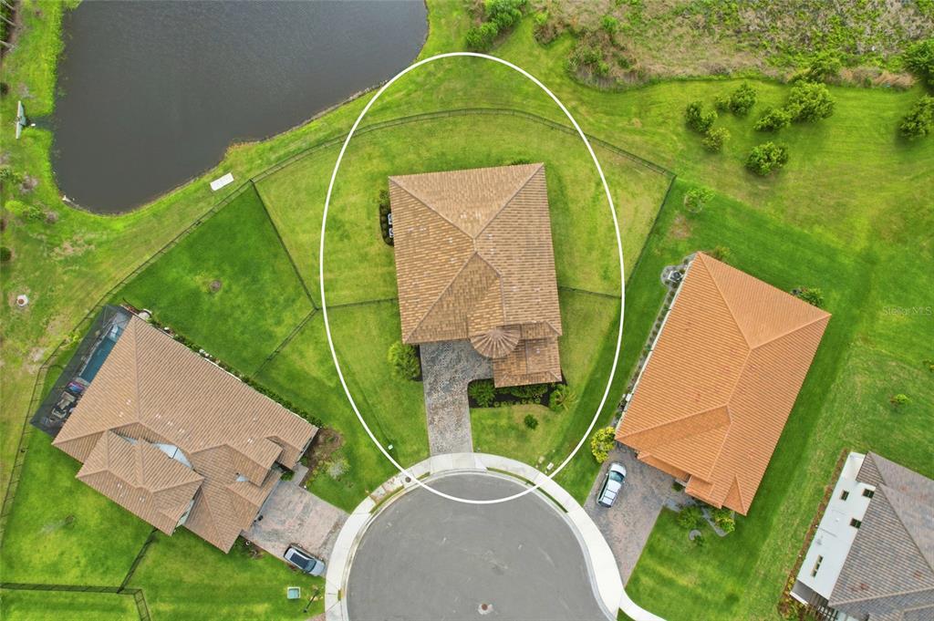 8207 Rushton Place Parrish, FL 34219 - Photo 55 of 65 an aerial view of a swimming pool