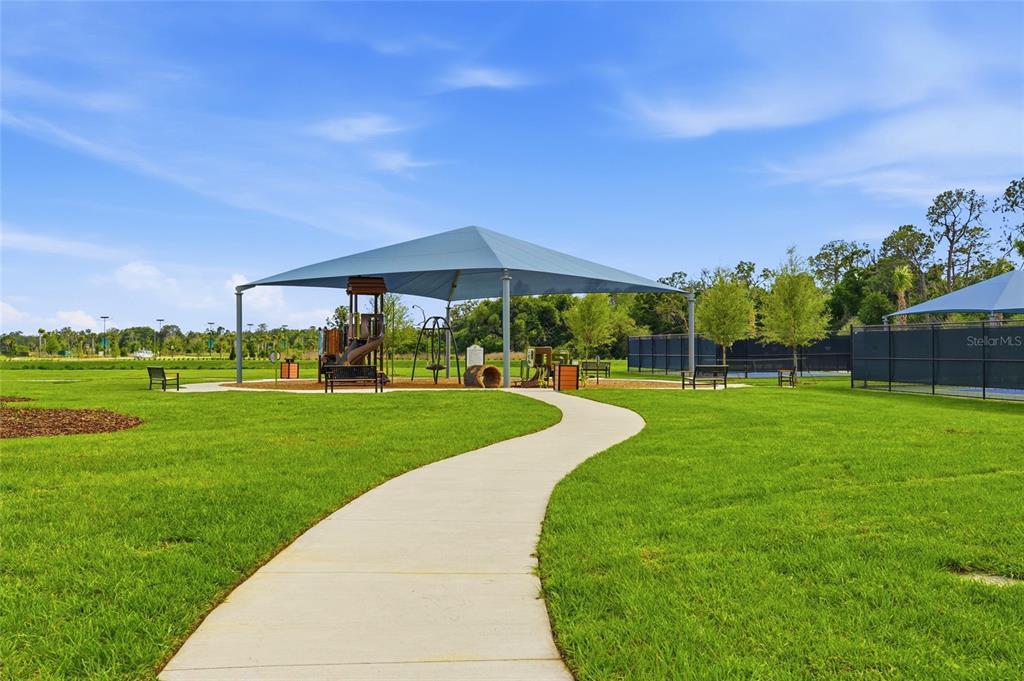 8207 Rushton Place Parrish, FL 34219 - Photo 64 of 65 a view of a park with large trees