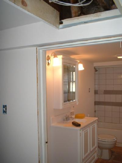 4295 Lower Saucon Road Hellertown, PA 18055 - Photo 5 of 12 a bathroom with a sink toilet and shower