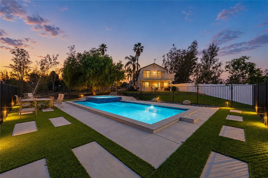 35825 Meadow Ridge Road Temecula, CA 92592 - Photo 7 of 75 a view of a backyard with swimming pool