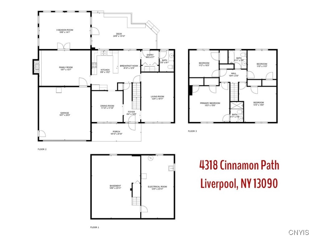 4318 Cinnamon Path Clay, NY 13090 - Photo 46 of 50 For those that prefer to see the dimensions and fl