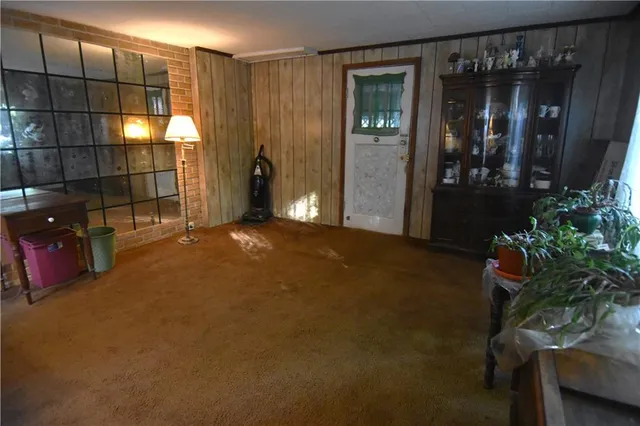 a view of empty room