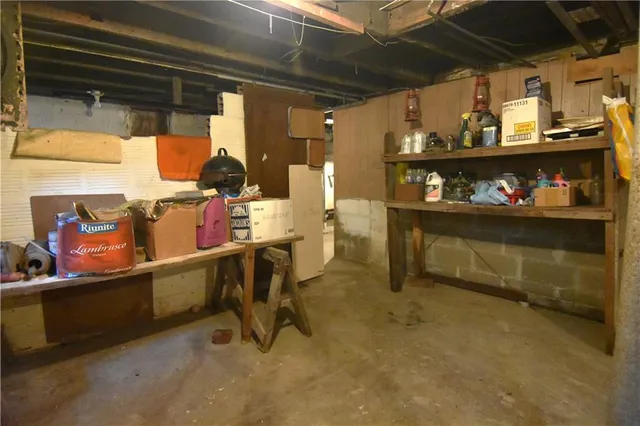 a view of a storage room with washer and dryer