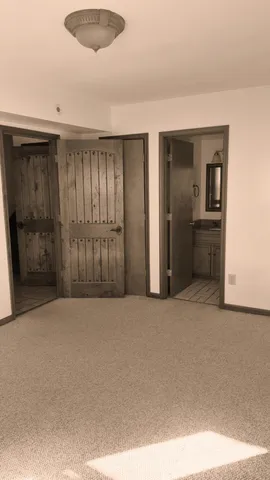 a view of an empty room