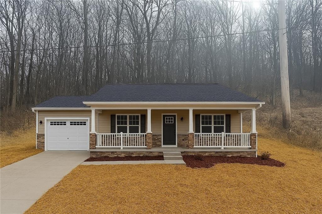Lot 6 Ten School Road Blairsville, PA 15717 - Photo 5 of 7 a view of house with yard and staircase