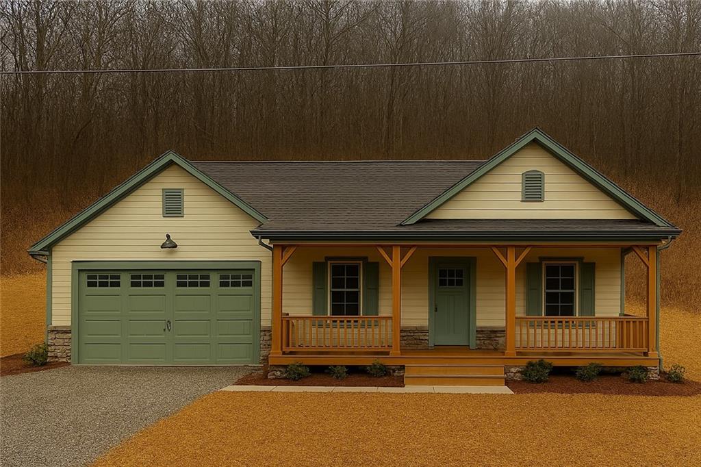 Lot 6 Ten School Road Blairsville, PA 15717 - Photo 7 of 7 a front view of a house with a garage