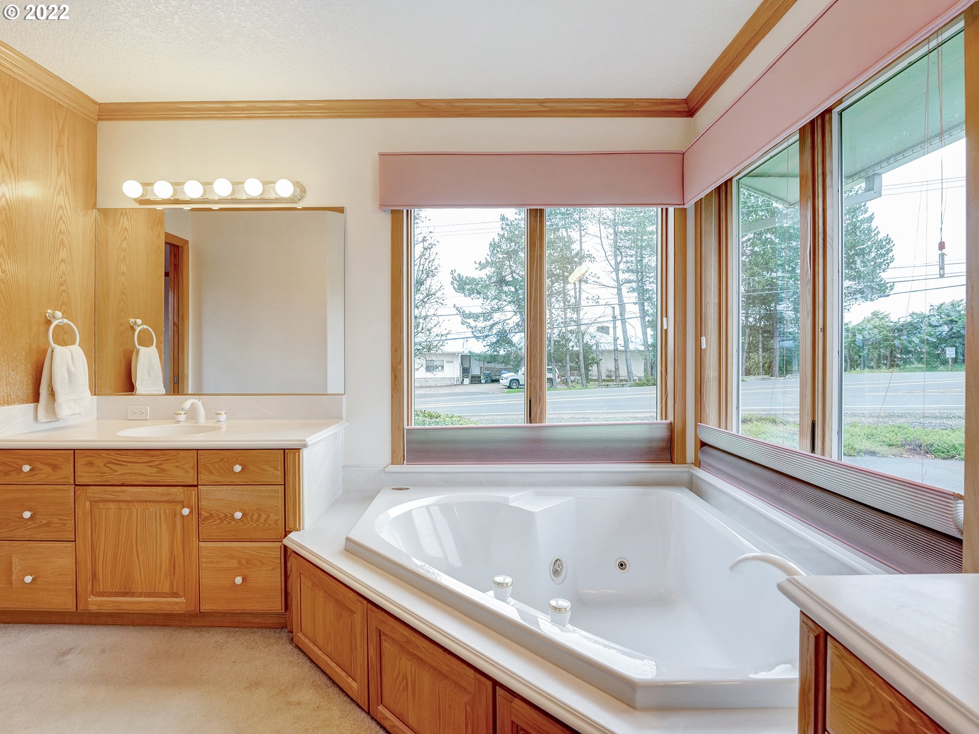 27651 Southeast Kelso Road Boring, OR 97009 - Photo 20 of 32 a bathroom with a bathtub a sink and a window