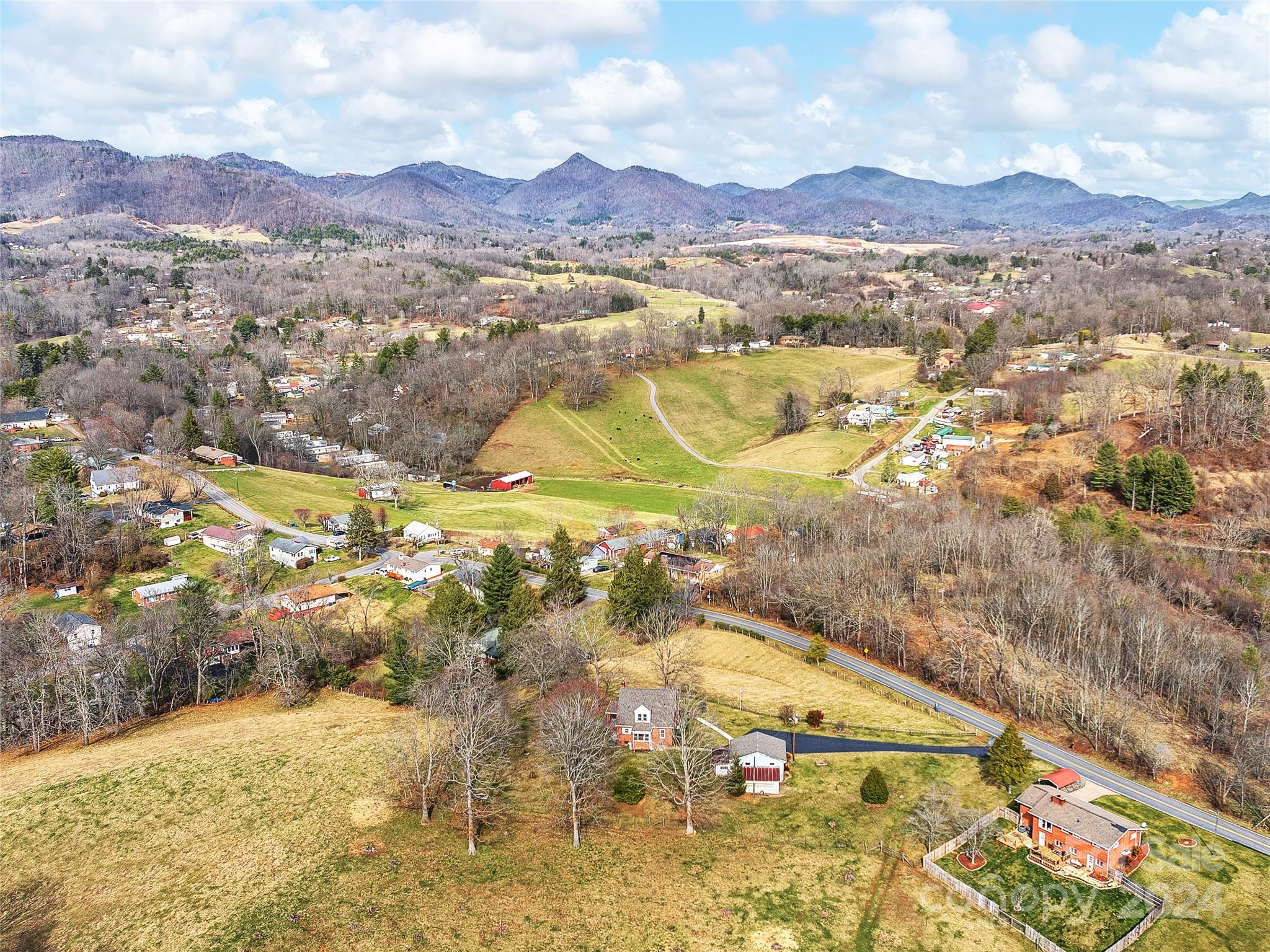 704 Mulberry Street Clyde, NC 28721 - Photo 35 of 36 a view of lake and mountain