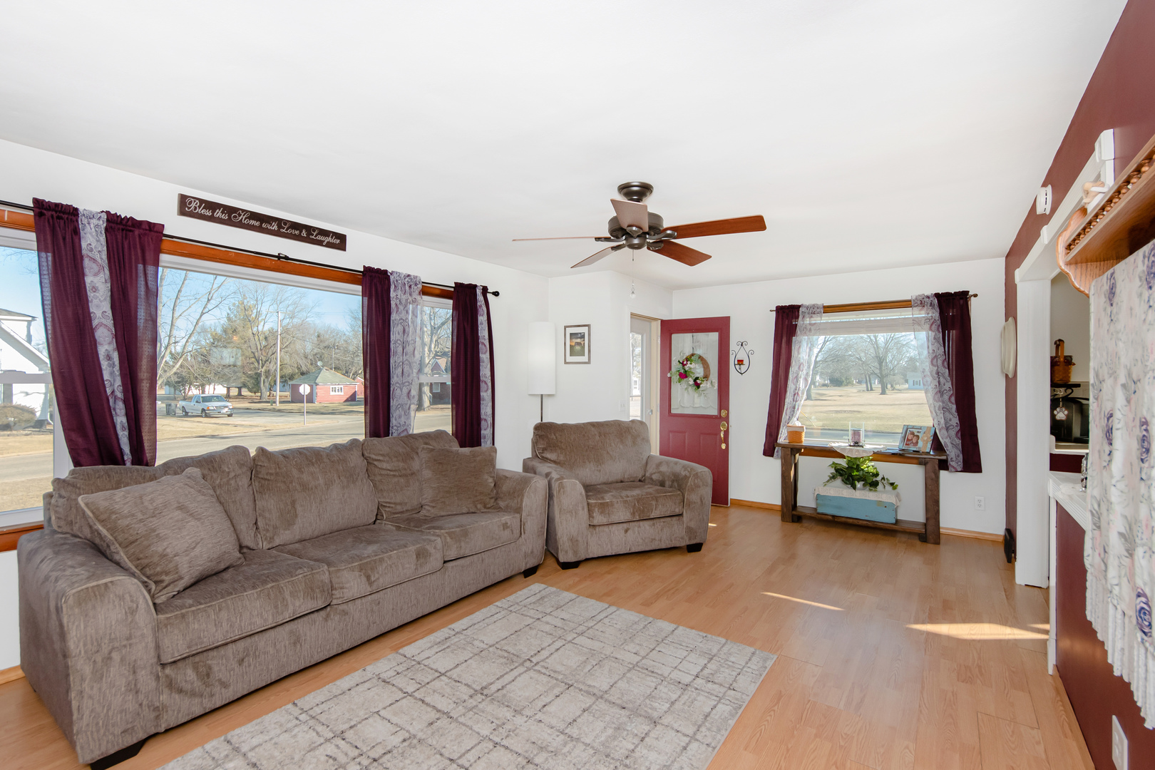 301 West Broad Street Rutland, IL 61358 - Photo 8 of 39 a living room with furniture and a large window