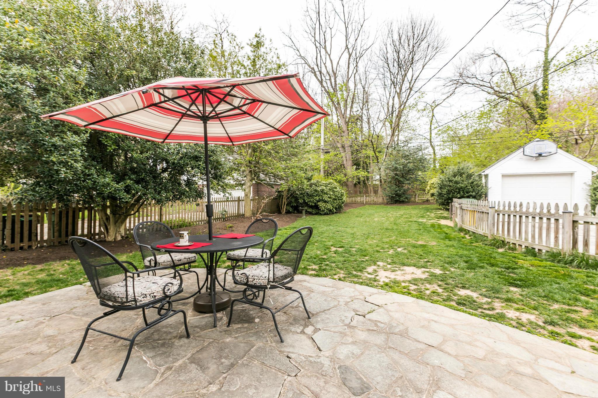 5716 Kenmore Road Baltimore, MD 21210 - Photo 29 of 30 an outdoor space with furniture and umbrella